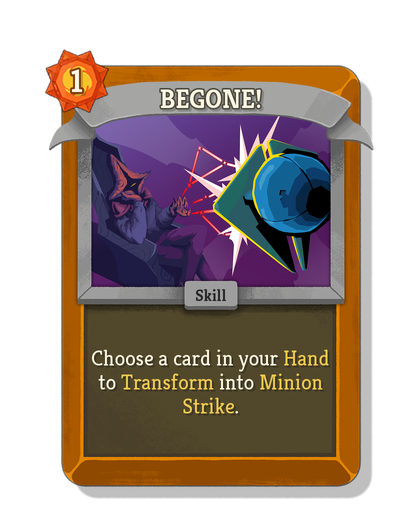 BEGONE!